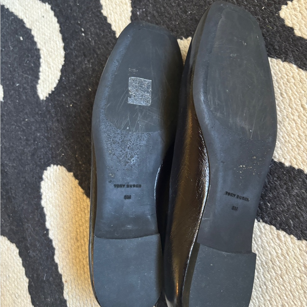 Tory Burch Black Leather Loafers - Picture 5 of 7